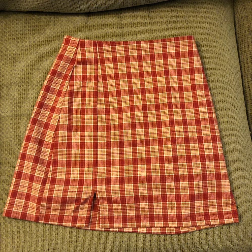 Red Brandy Melville skirt